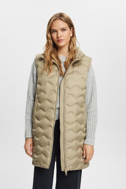 Longline Quilted Body Warmer