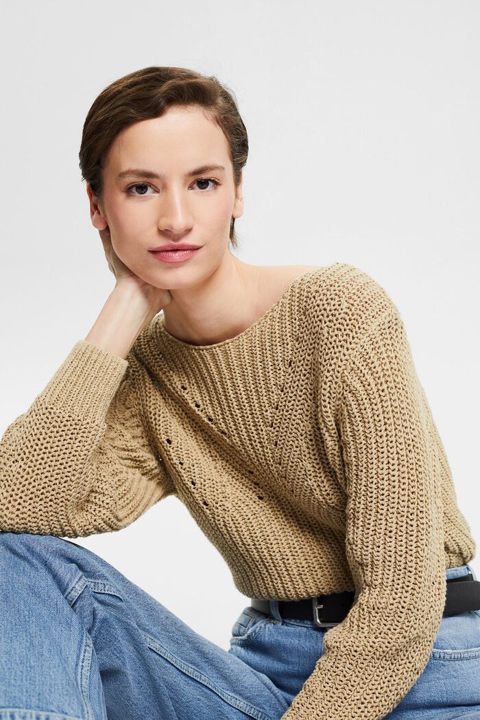 Jumper in a chunky knit