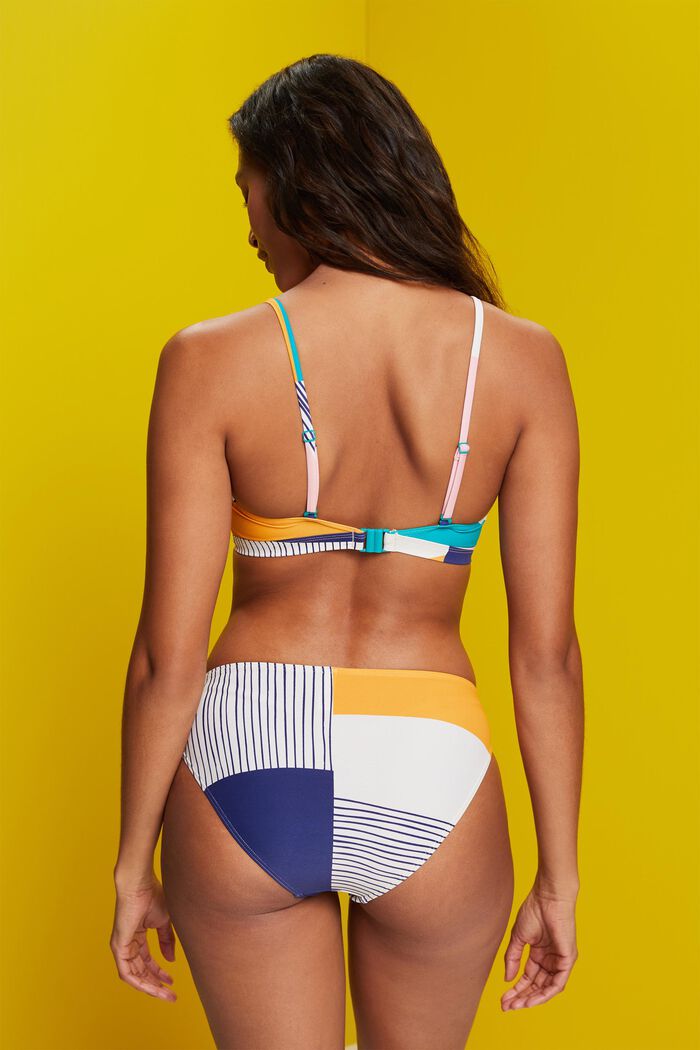ESPRIT - Croptop-style bikini top in pattern mix design at our online shop