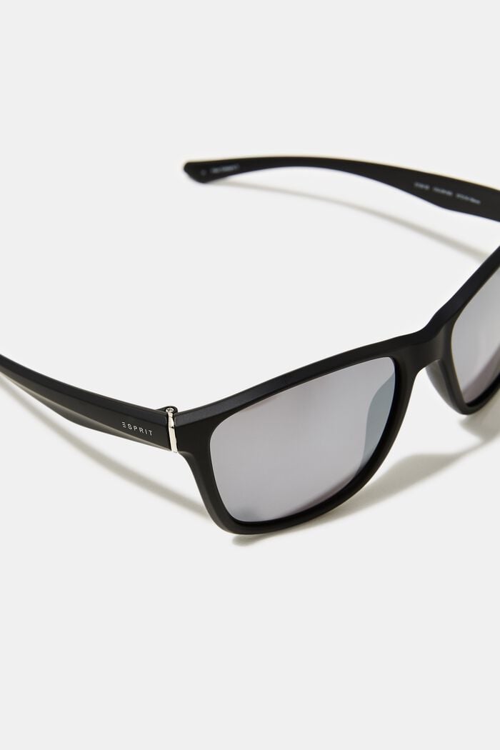 Lightweight plastic sunglasses, BLACK, detail image number 1