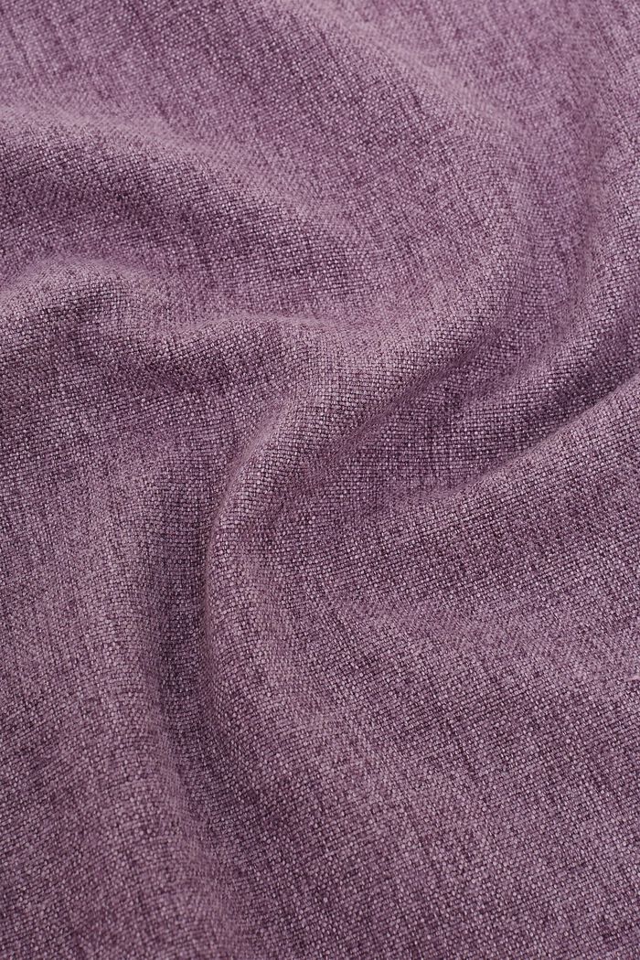 Table runner in melange woven fabric, LILAC, detail image number 2