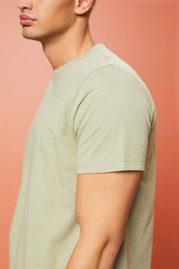 Cotton Jersey T-Shirt, LIGHT GREEN, detail image number 2