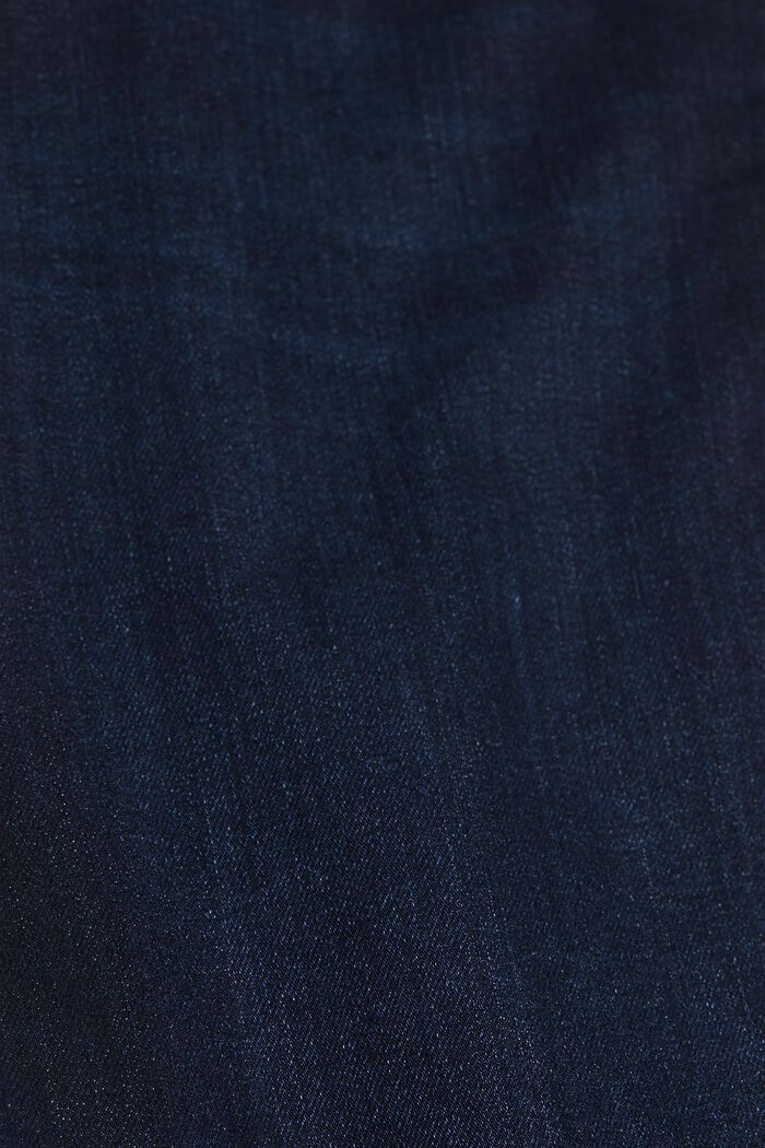 Stretch jeans containing organic cotton, BLUE DARK WASHED, detail image number 4