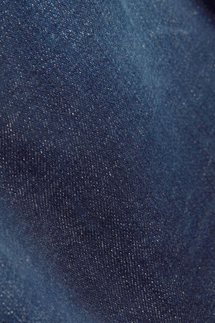 Stretch jeans containing organic cotton, BLUE DARK WASHED, detail image number 7