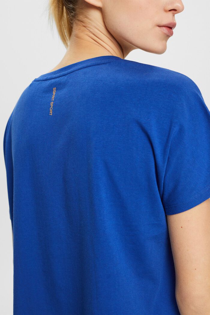 Cropped T-shirt, BRIGHT BLUE, detail image number 2