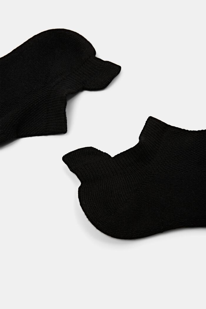 2-pack of sneaker socks, BLACK, detail image number 2