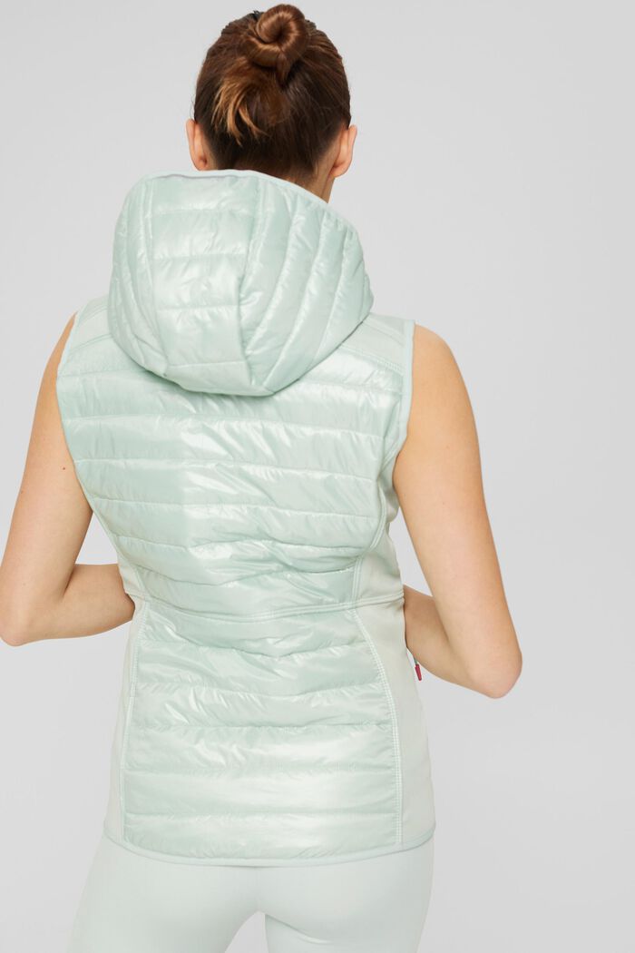Body warmer in a mix of materials with 3M™ Thinsulate, PASTEL GREEN, detail image number 3