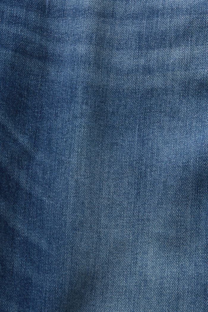 Mid-Rise Straight Selvedge Jeans, BLUE MEDIUM WASHED, detail image number 6