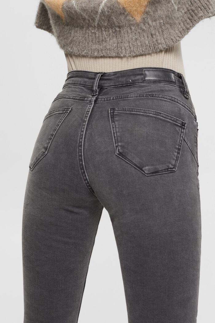 High-Rise Skinny Jeans, GREY DARK WASHED, detail image number 0