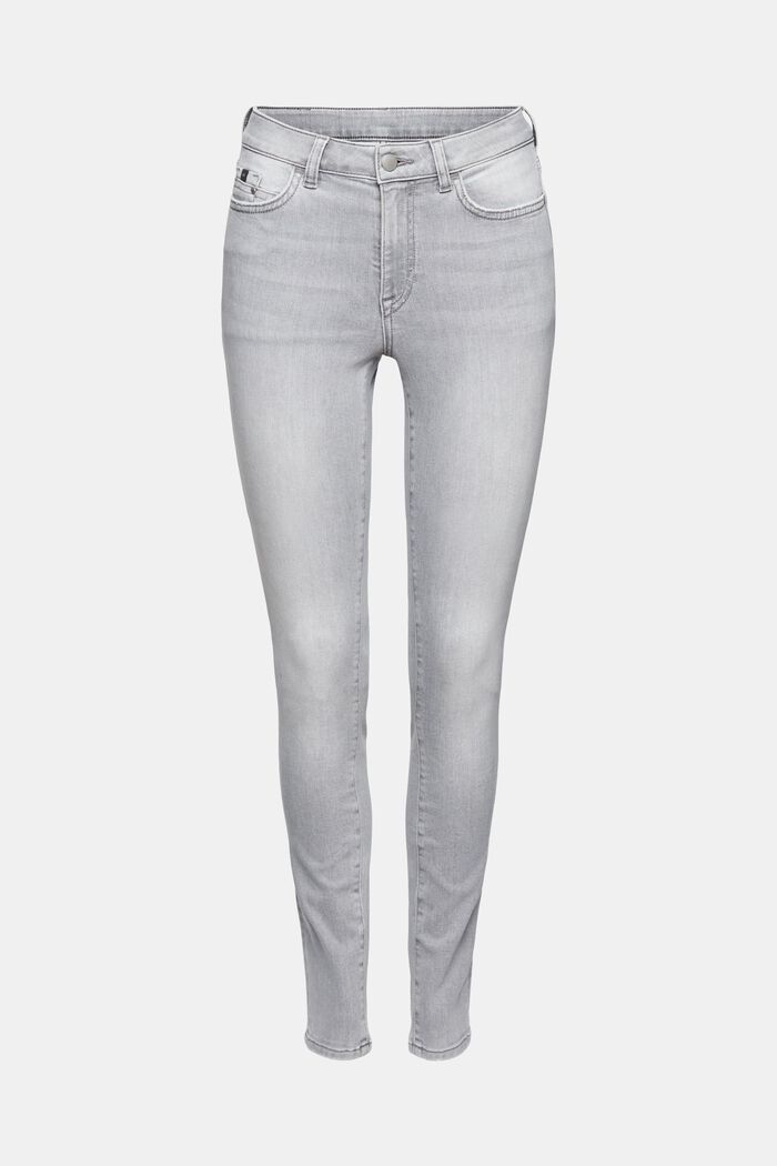 Super stretch skinny jeans, GREY LIGHT WASHED, overview