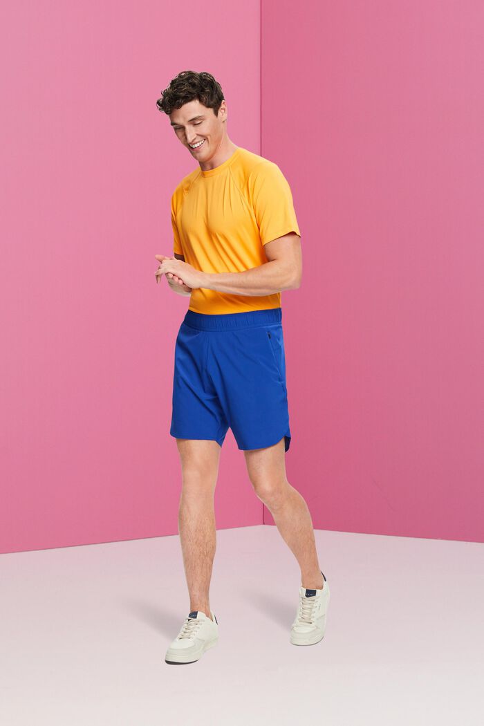 Active shorts with zip pockets, BRIGHT BLUE, detail image number 1