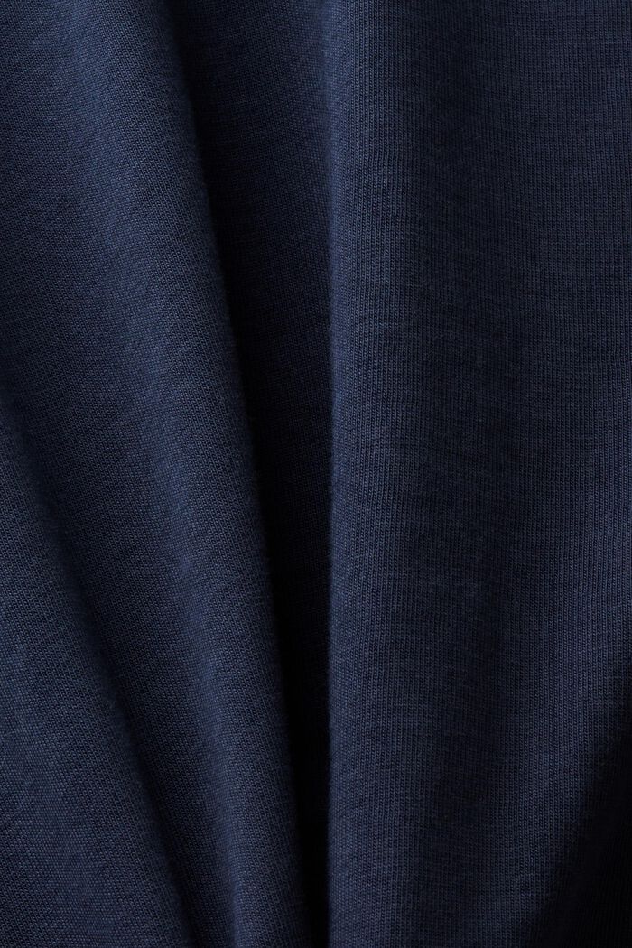 Jersey Henley Top, NAVY, detail image number 4