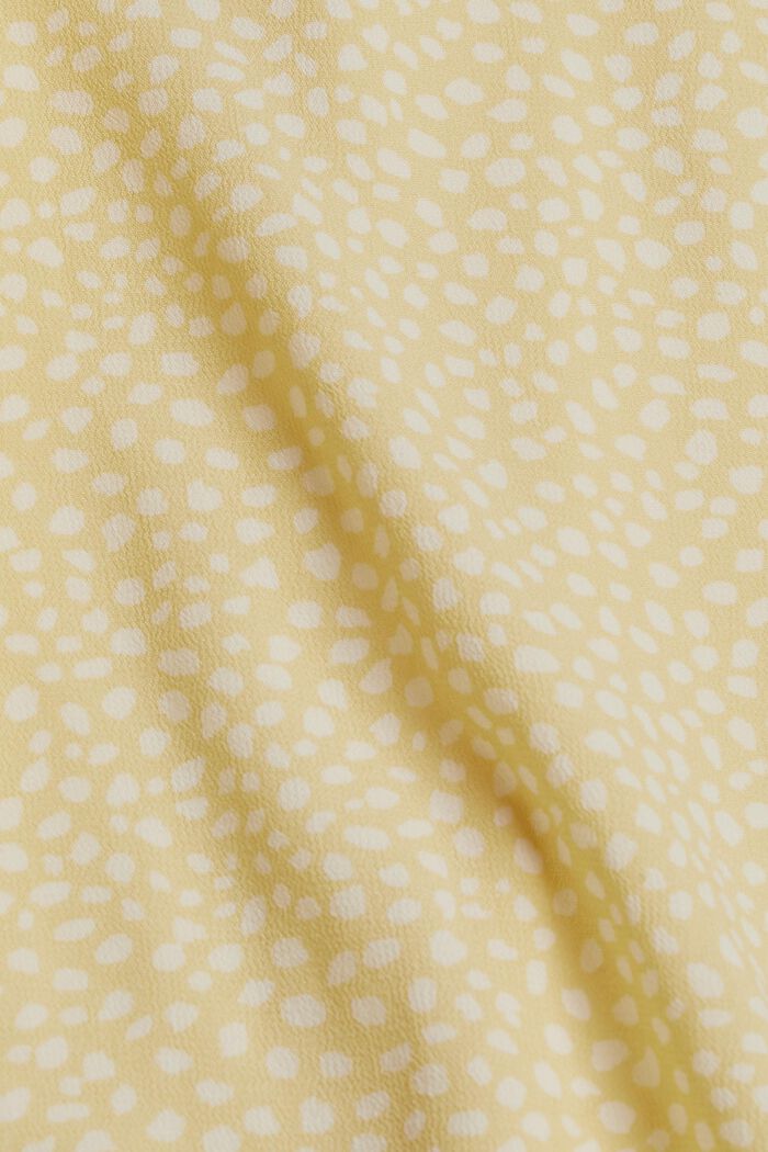 Blouse top made of LENZING™ ECOVERO™, LIGHT YELLOW, detail image number 4