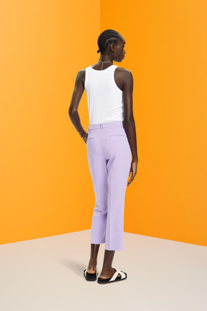 Cropped business trousers, LAVENDER, detail image number 3