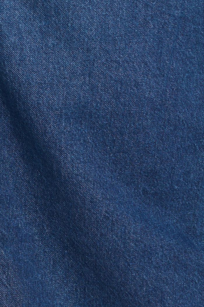 Denim skirt, organic cotton, BLUE DARK WASHED, detail image number 1