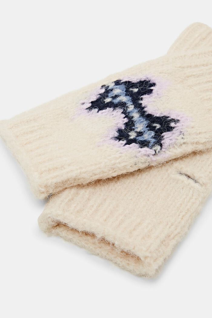 Fair Isle Knit Cuffs, ICE, detail image number 1
