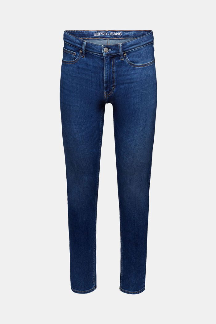 Slim Tapered Jeans, BLUE MEDIUM WASHED, detail image number 6