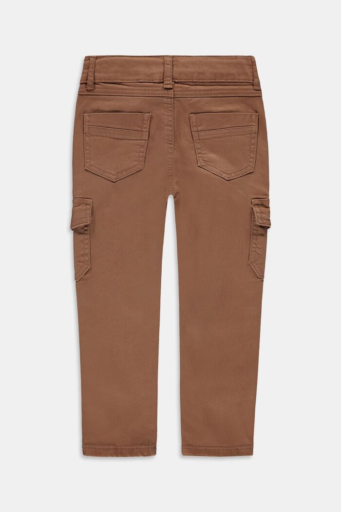 Slim-fit, cargo-style trousers with an adjustable waistband