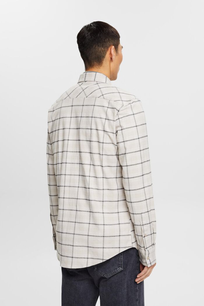Flanell shirt with checks, WHITE, detail image number 3