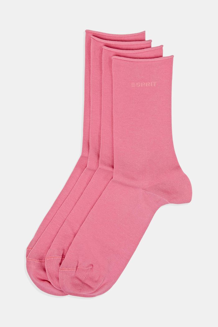 2-Pack Chunky Knit Socks, ROSE, detail image number 0