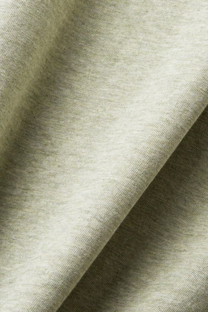 Cotton Jersey T-Shirt, LIGHT GREEN, detail image number 5