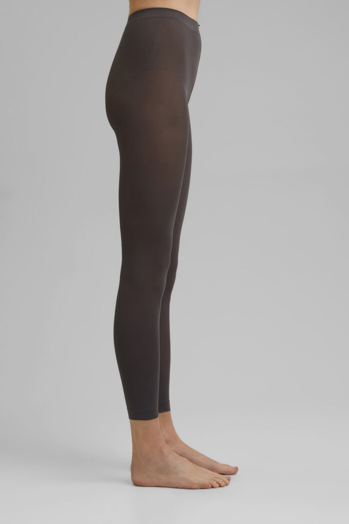 Semi-opaque leggings, 50 DEN, STONE GREY, detail image number 0
