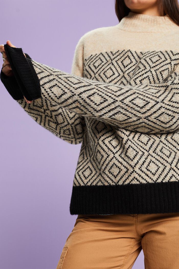 - our shop Wool Jacquard Blend online at ESPRIT Sweater