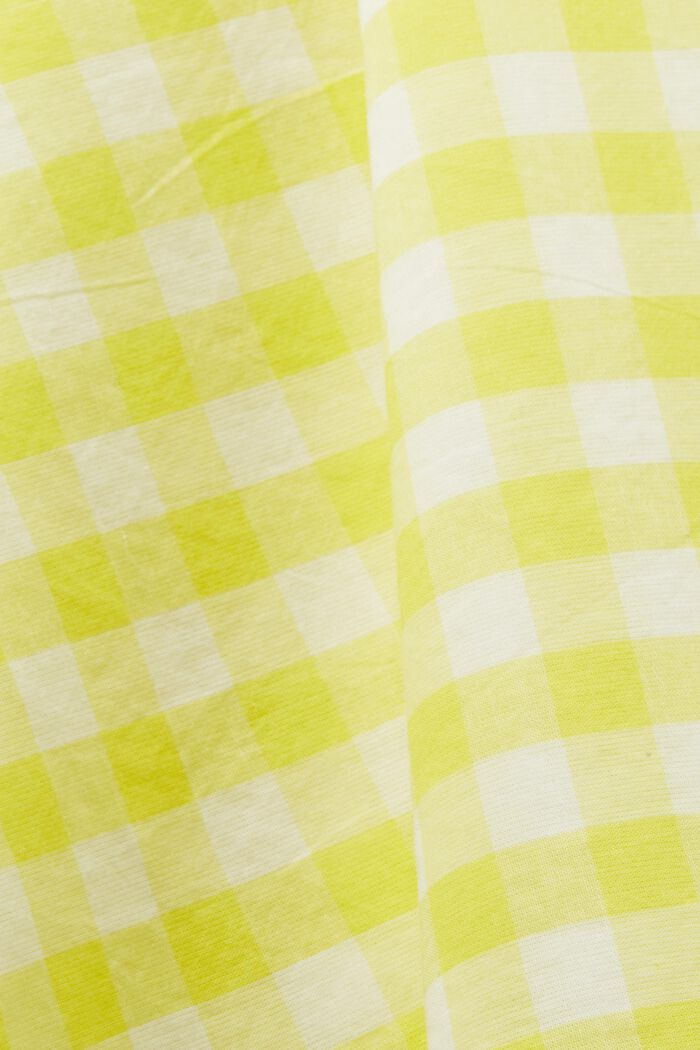 Printed Halterneck Beach Dress, LIME YELLOW, detail image number 5