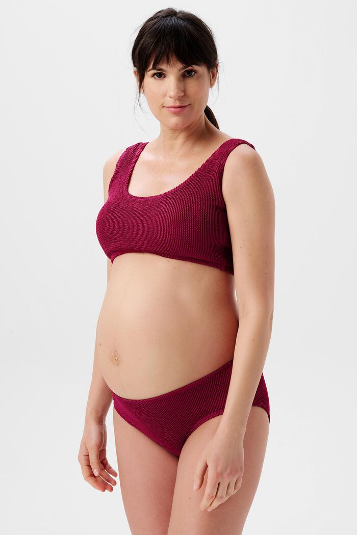 Two-piece Maternity Bikini, BERRY, detail image number 0