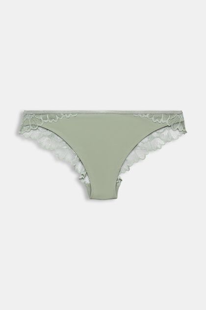 Hipster Microfiber Lace Briefs