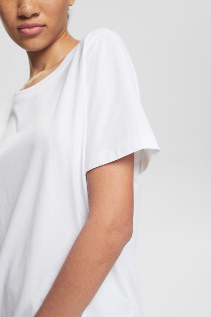 ESPRIT - Basic T-shirt in 100% organic cotton at our online shop