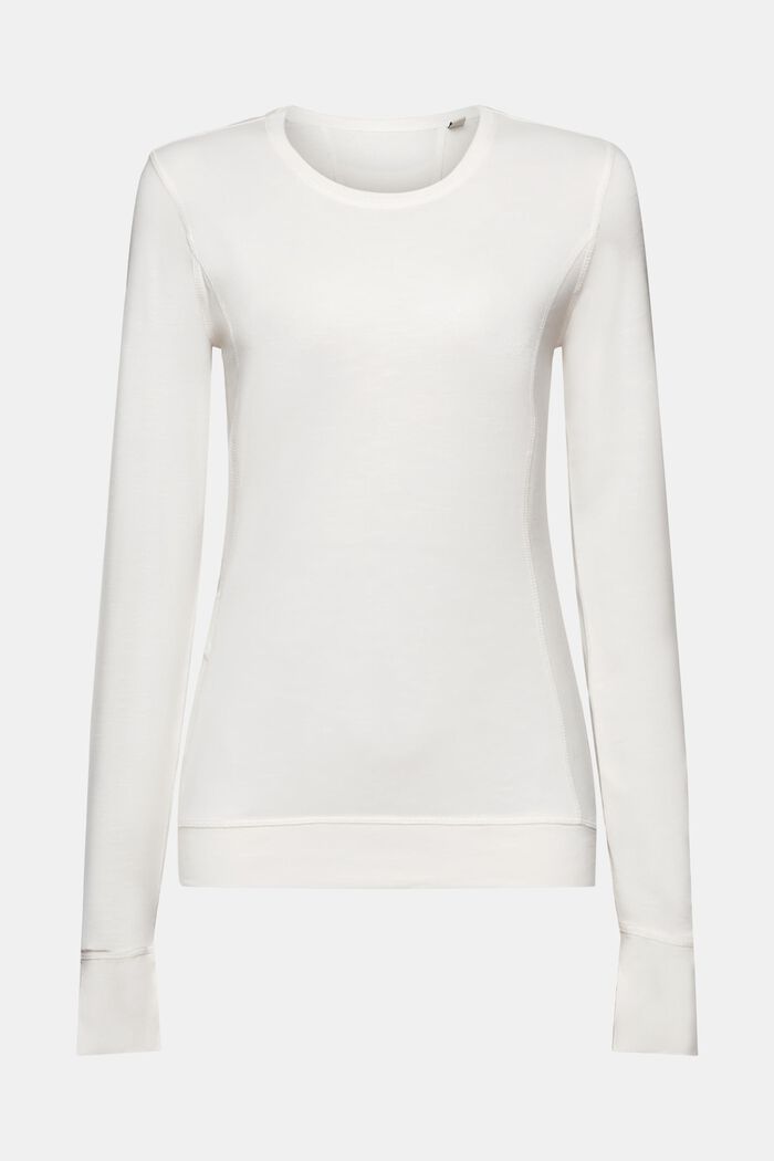 Active Longsleeve Top, TENCEL™, OFF WHITE, detail image number 6