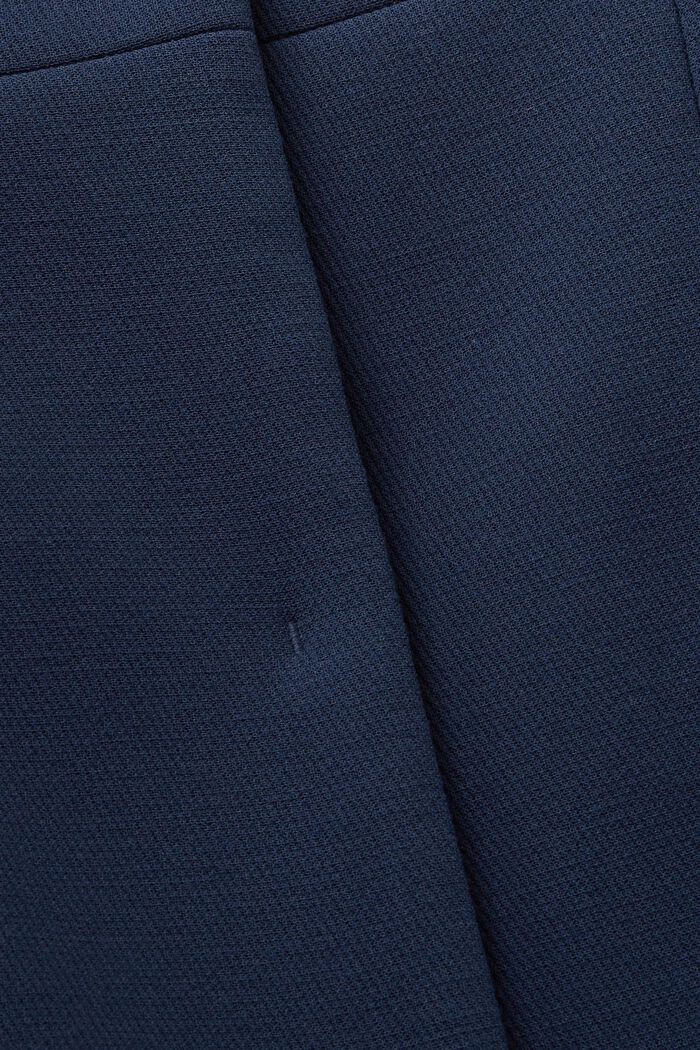 Waisted coat with inverted lapel collar, NAVY, detail image number 6