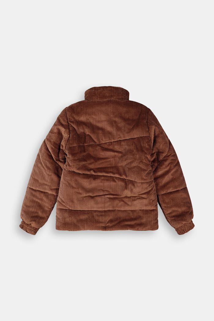 Padded outdoor jacket made of corduroy
