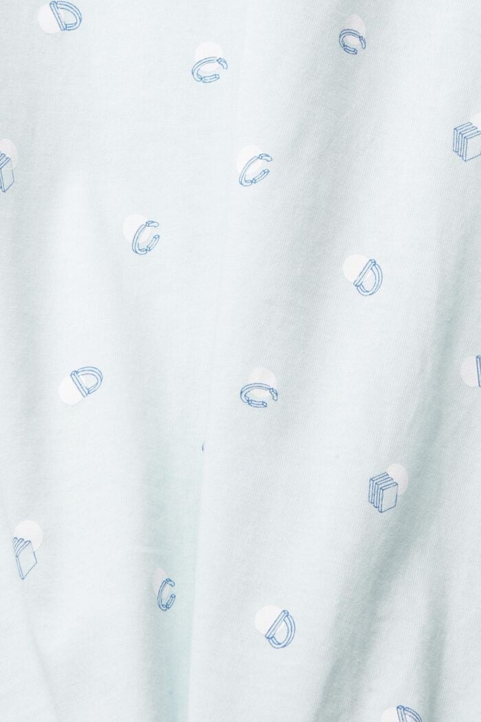 Jersey T-shirt with a print, PASTEL BLUE, detail image number 6
