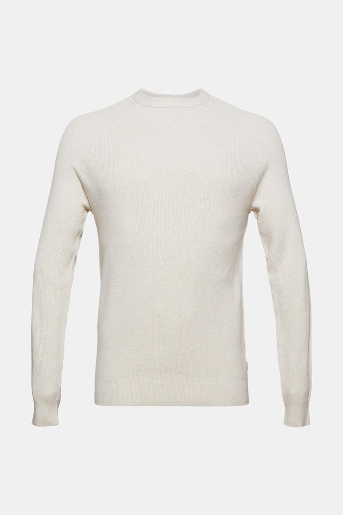 Knitted jumper made of 100% organic cotton