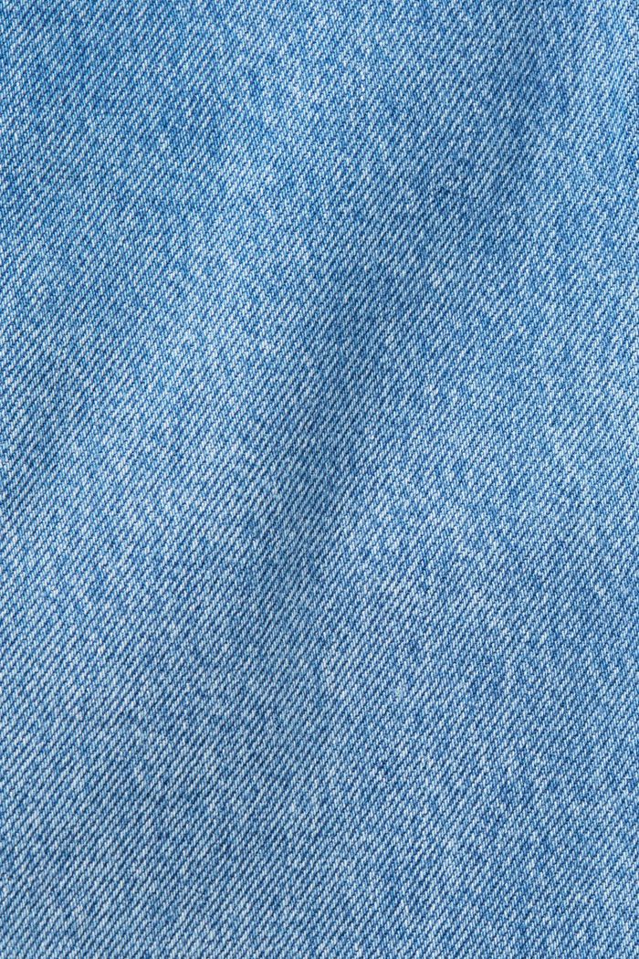 Mid-rise denim mini skirt, BLUE LIGHT WASHED, detail image number 5