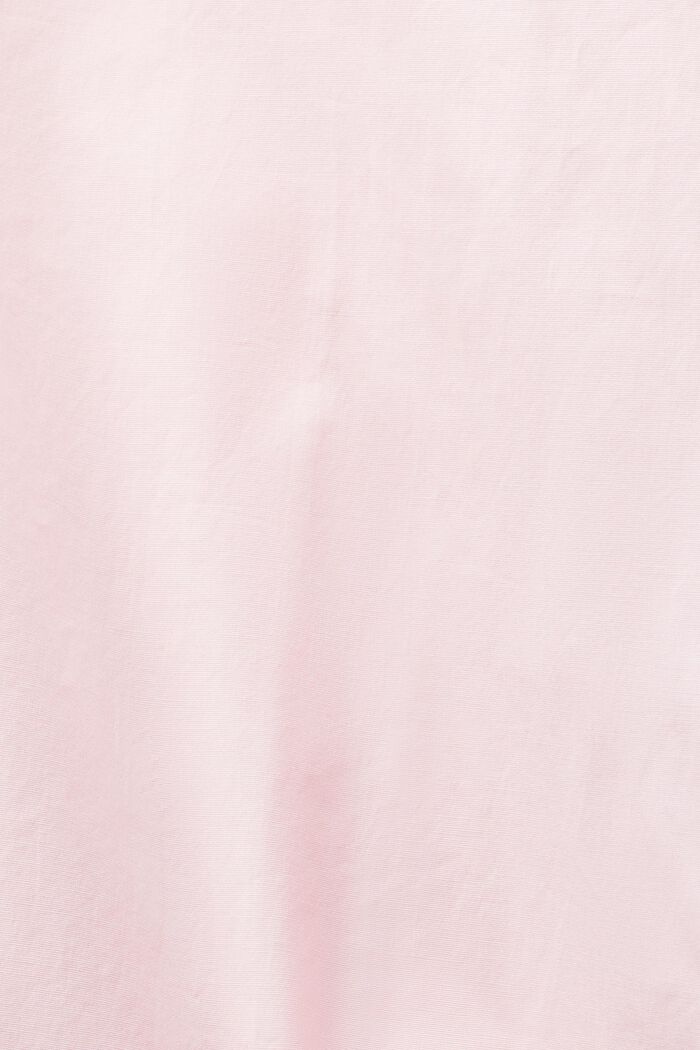 Cotton-Poplin Button-Up Shirt, PASTEL PINK, detail image number 5
