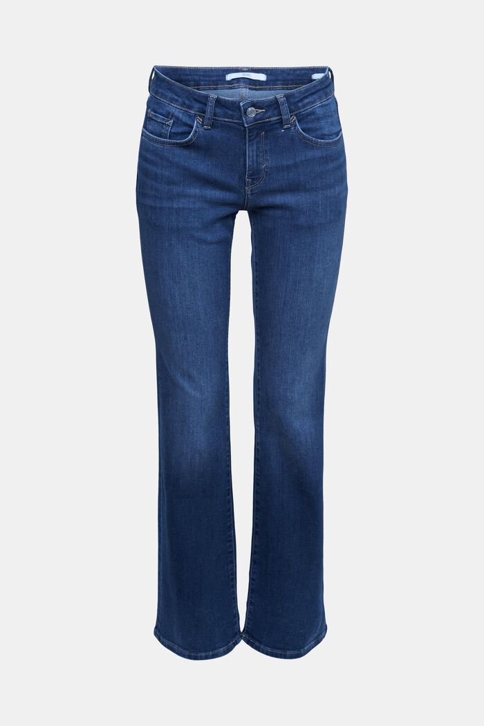 Bootcut jeans, BLUE DARK WASHED, detail image number 7