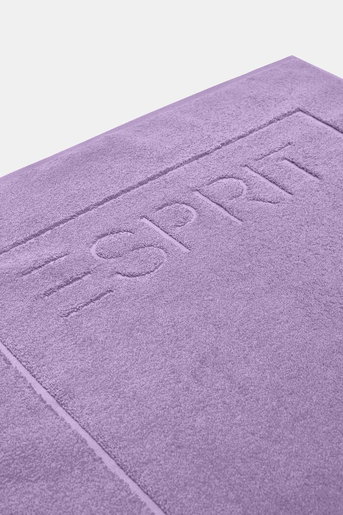 Terrycloth bath mat made of 100% cotton, DARK LILAC, detail image number 1