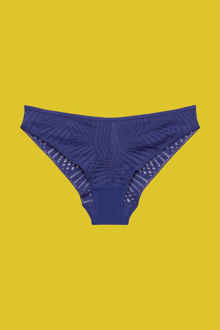 Mini lace panties, DARK BLUE, detail image number 4