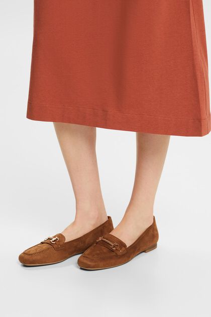 Faux Suede Loafers