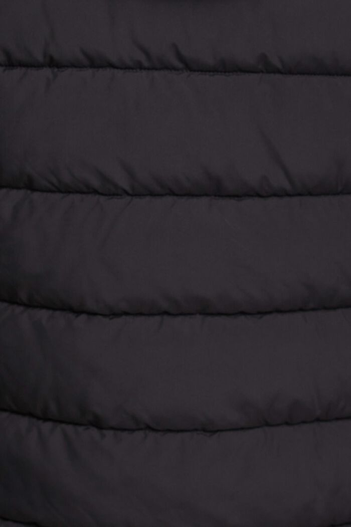 Quilted jacket with contrast lining, BLACK, detail image number 1