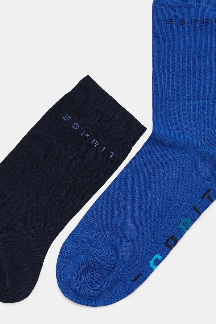 Kids' socks with logo, NAVY/DARK BLUE, detail image number 1
