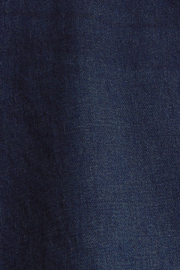 Denim shorts in cotton, BLUE DARK WASHED, detail image number 1