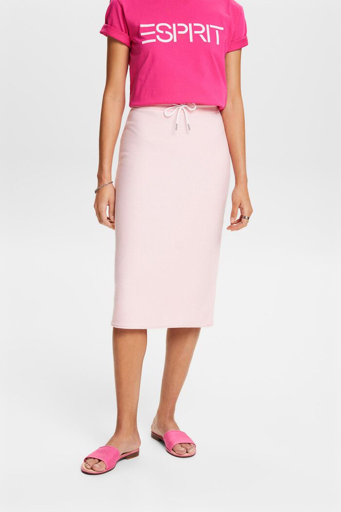 Midi Sweat Skirt, LIGHT PINK, detail image number 0