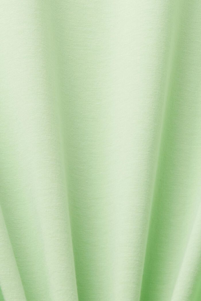 Blended cotton t-shirt, CITRUS GREEN, detail image number 5