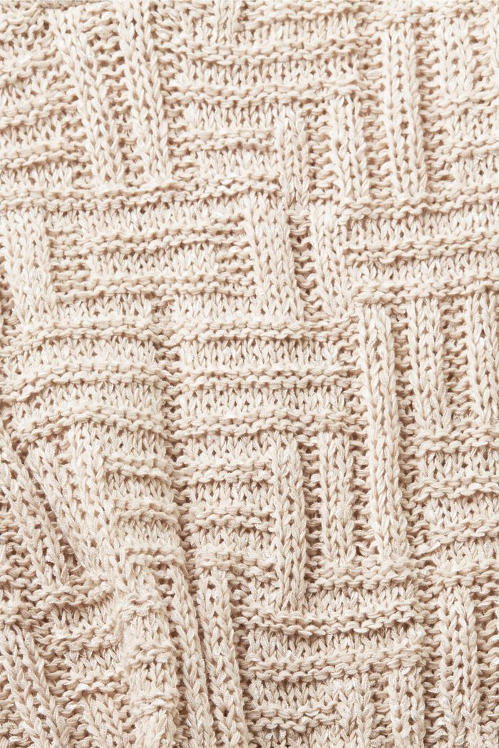 Chunky knit V-neck jumper, ICE, detail image number 6