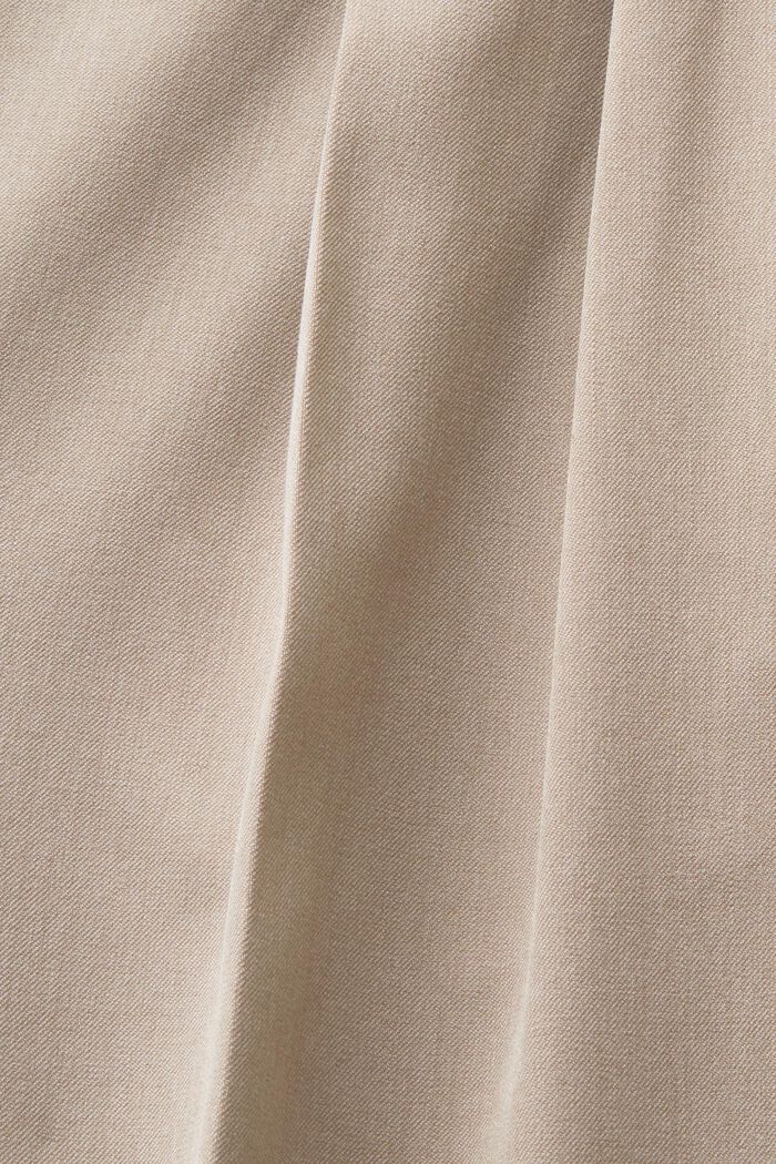 Twill Tapered Pants, LIGHT TAUPE, detail image number 6
