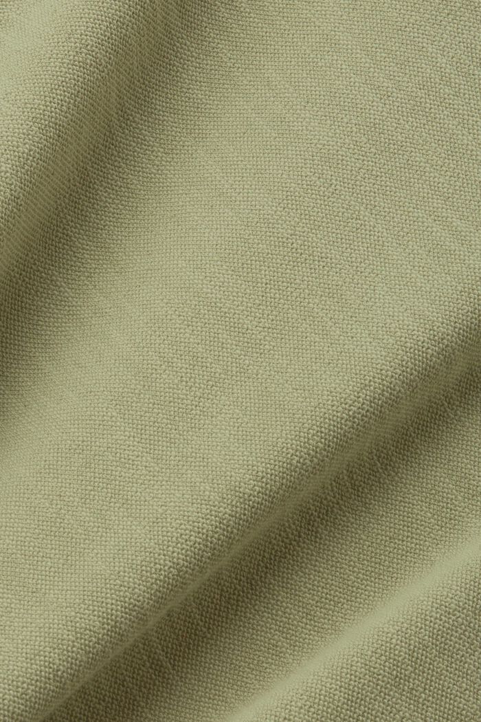 Textured sweatshirt, LIGHT KHAKI, detail image number 5